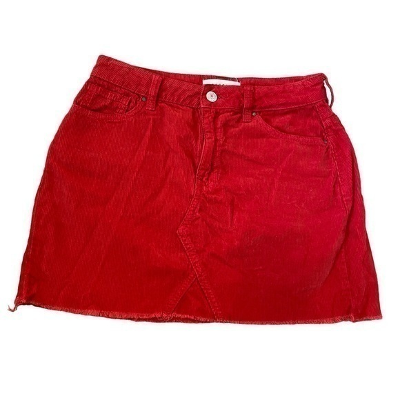 PacSun Dresses & Skirts - PacSun Red Corduroy Skirt